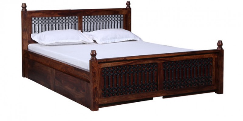 Egbert Leopold Solid wood Queen Size